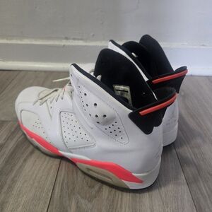 Jordan Infrared Sneakers White and Red